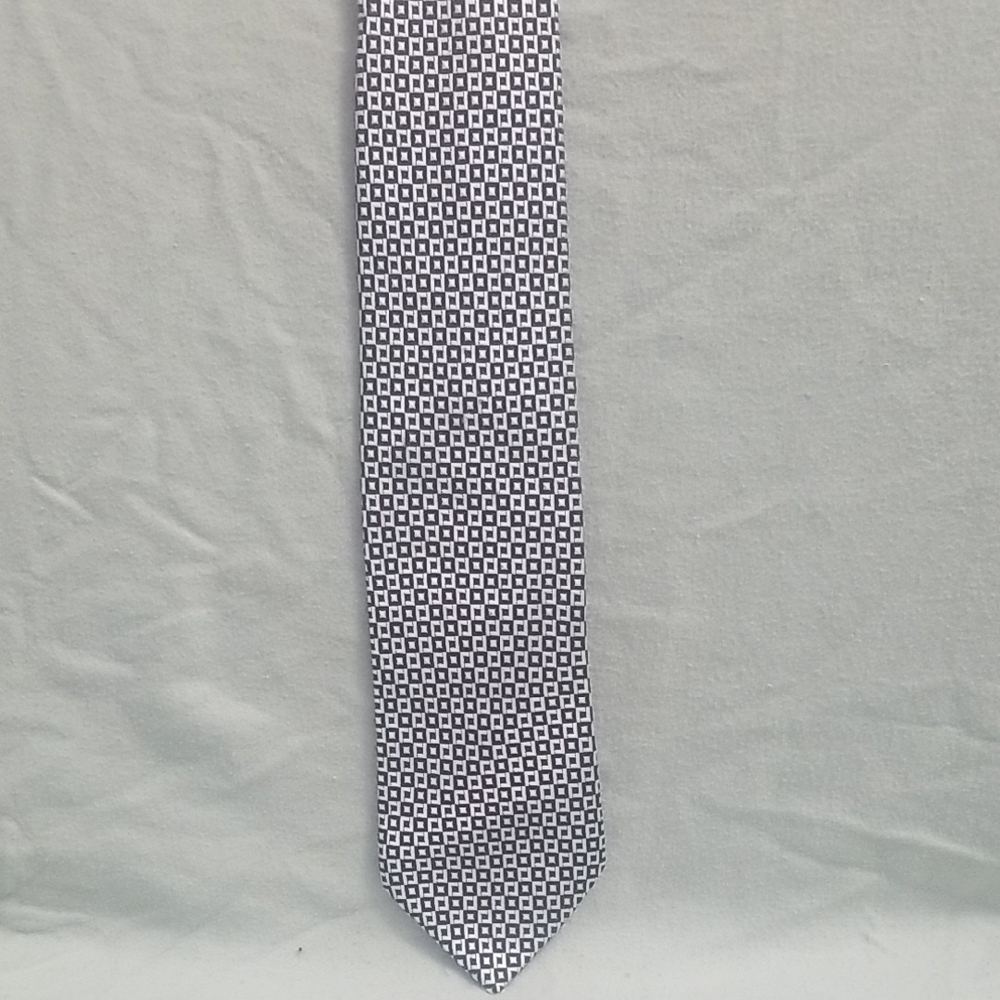 Charvet Monochrome Geometric Tie